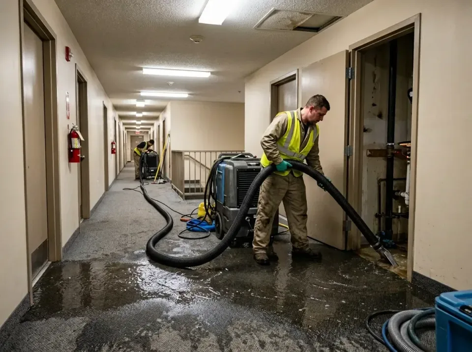 multi-unit-apartment-hallway-f-005 — frequently asked questions, Emergency Burst Pipe Water Extraction & Removal in Beavercr…